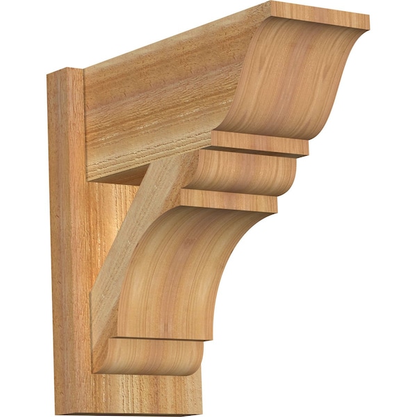 Ekena Millwork Olympic Rough Sawn Traditional Outlooker, Western Red Cedar, 8"W x 18"D x 18"H OUT08X18X18OLY01RWR - main